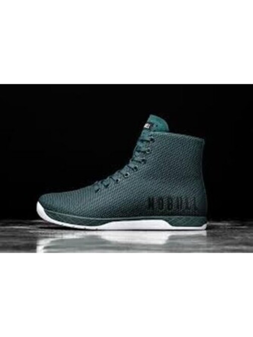 Nobull High Top Trainer Athletic Work Out Shoes Teal SuperFabric MEN 7.5 WOMEN 9